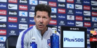 Simeone: «Filipe Luis jugará ante el Valencia»