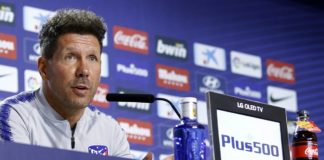 Simeone: «Filipe Luis tiene claro el cariño que tenemos por él»