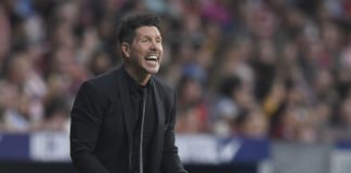 Simeone: «Los halagos no dependen de nosotros. Lo que depende de nosotros es no cambiar» Simeone: "Oblak es el mejor del mundo. Griezmann es feliz en el Atleti"