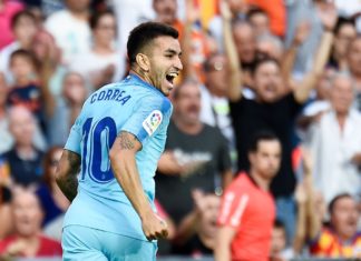 Pasillo y tablas en Mestalla