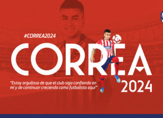 Correa renueva hasta 2024