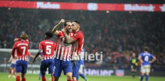 Godín: «Me quedé lesionado en el campo para ayudar y ayudé con el gol»