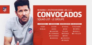Simeone echa mano del filial para la visita a Huesca Simeone echa mano del filial para la visita a Huesca