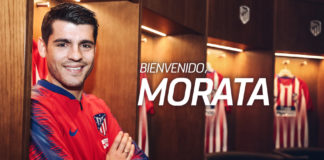OFICIAL: Morata ya es nuevo jugador rojiblanco y llega por 18 meses OFICIAL: Morata ya es nuevo jugador rojiblanco y llega por 18 meses