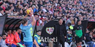 Simeone: «Me encanta el tridente que forman Griezmann, Morata y Costa» Simeone: "Me encanta el tridente que forman Griezmann, Morata y Costa"