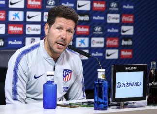 Simeone: «Intentaremos acercarnos al Barcelona hasta el último suspiro» Simeone: "Pido disculpas a la gente y a la Juve por el (mal) gesto del otro día"
