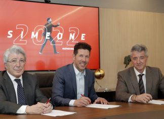 Simeone renueva con el Atlético hasta 2022 Simeone renueva hasta 2022