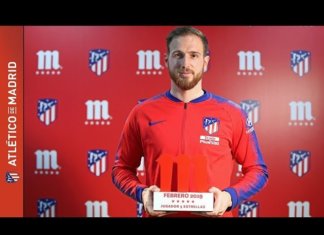 Oblak, mejor jugador del mes de febrero