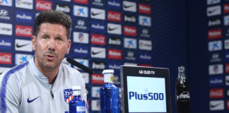 Simeone: “Tenemos que trabajar para que rinda el equipo, no para juzgar decisiones de los jugadores” Simeone: "La única posibilidad que nos acerca a la Liga es ganar al Barcelona"