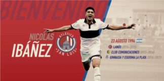 El extraño fichaje de Nicolás Ibañez, procedente del Atlético de San Luís Ni