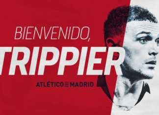 OFICIAL: Trippier para el lateral derecho Fotografía: Club Atlético de Madrid.