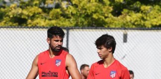 Joao Felix y Diego Costa, juntos por primera vez