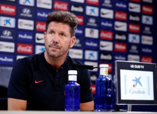 Simeone: «Veo bárbaros a Costa y Morata»