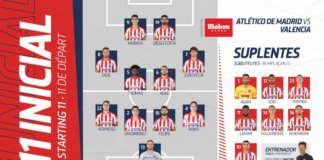 ALINEACIÓN. Descansan los laterales, Hermoso y Arias titulares Valencia Alineación