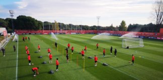 Simeone prueba a su nueva zaga