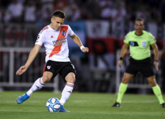Cedidos 2019/20 (Semana 18): Hacer caja con Santos Borré Fotografía: Marcelo Endelli/Getty Images.